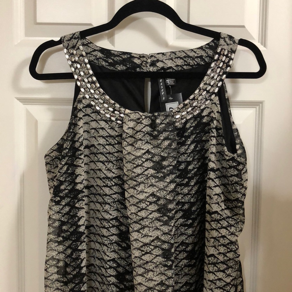 Lovely semi-sheer print maxi dress - Picture 2 of 8